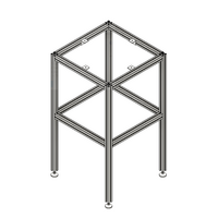 40-513-0 MODULAR SOLUTIONS ANGLE BRACKET 30MM TALL X 30MM WIDE HARDWARE NOT INCLUDED